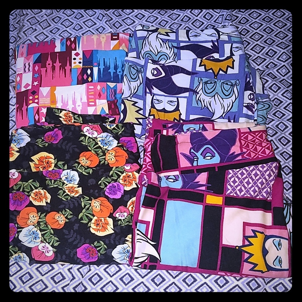 Disney Lularoe TC Legging Lot
